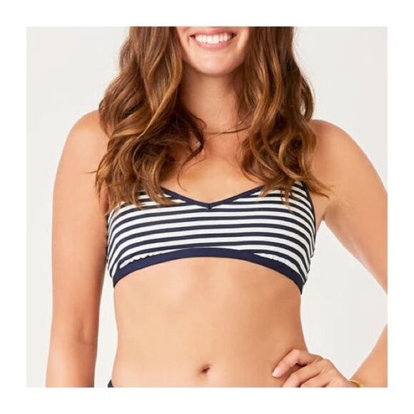 New Carve Stinson striped bikini razorback swimsuit top XL - Picture 2 of 7